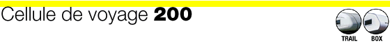 Cellule de voyage 200