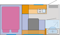 Cellule de voyage 260 SD