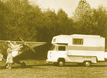 Die erste TISCHER-Kabine war für VW-Pritschenwagen konzipiert